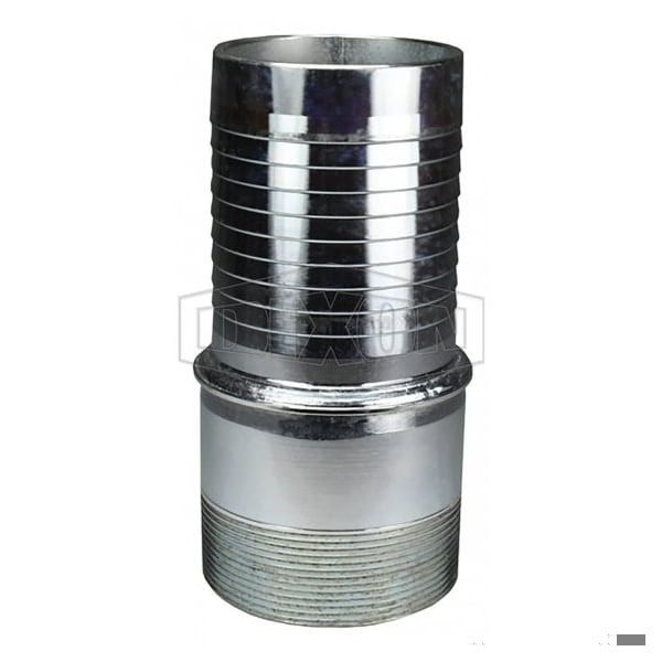 Holedall Tubular External Swage Stem, 4 in Nominal, MNPT, Carbon Steel, Domestic